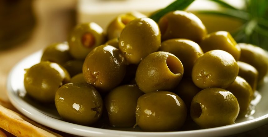 importação de azeitonas