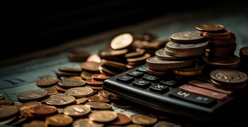 A heap of wealth, success and growth generated by artificial intelligence